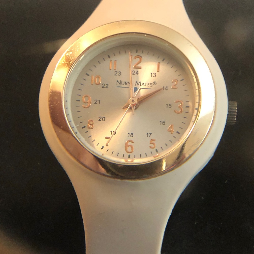 Nurse Mates NM934902 Uni-Watch in blush/beige/rose gold